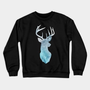 Watercolor Deer Illustration Crewneck Sweatshirt